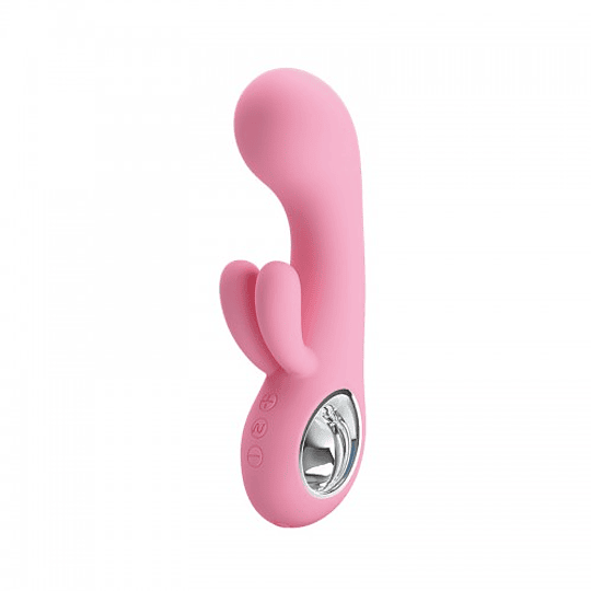 Chris Vibrador Recargable Triple Motor - Rosa
