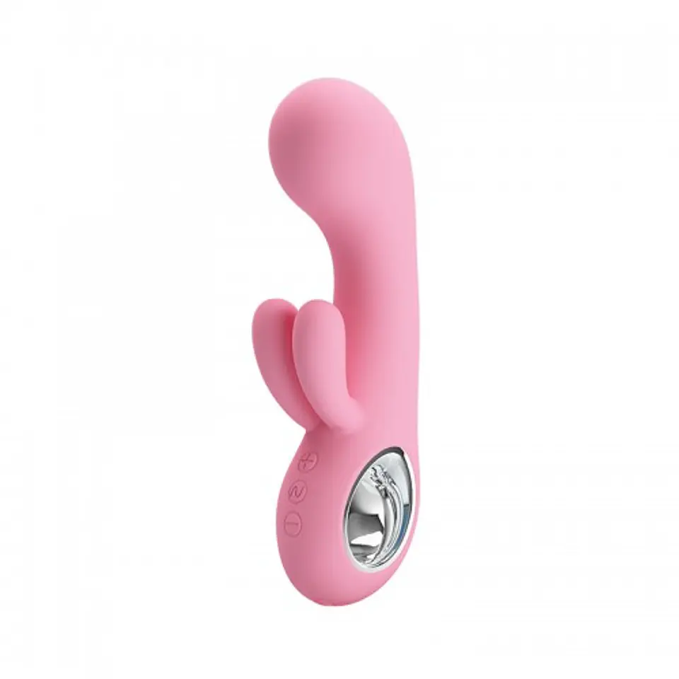 Chris Vibrador Recargable Triple Motor - Rosa 3