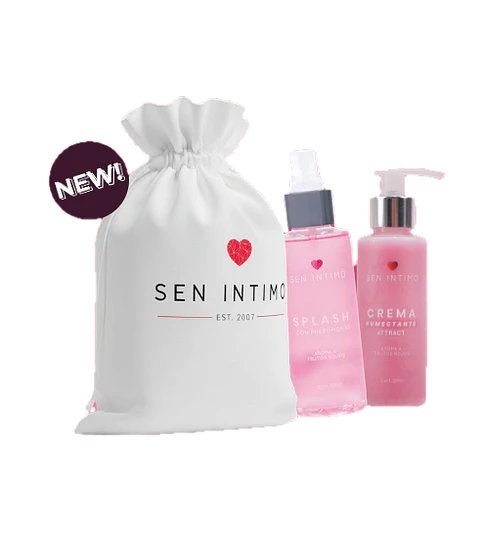 Pack Feromona Crema corporal + Splash frutos rojos Bolsa de REGALO