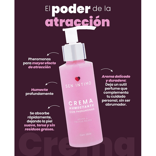 Pack Feromona Crema corporal + Splash frutos rojos Bolsa de REGALO
