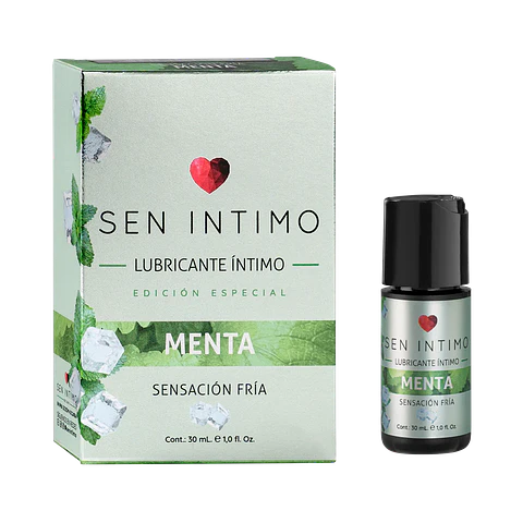 Lubricante Efecto Frio "Sabor Menta" Sen Intimo 30ml