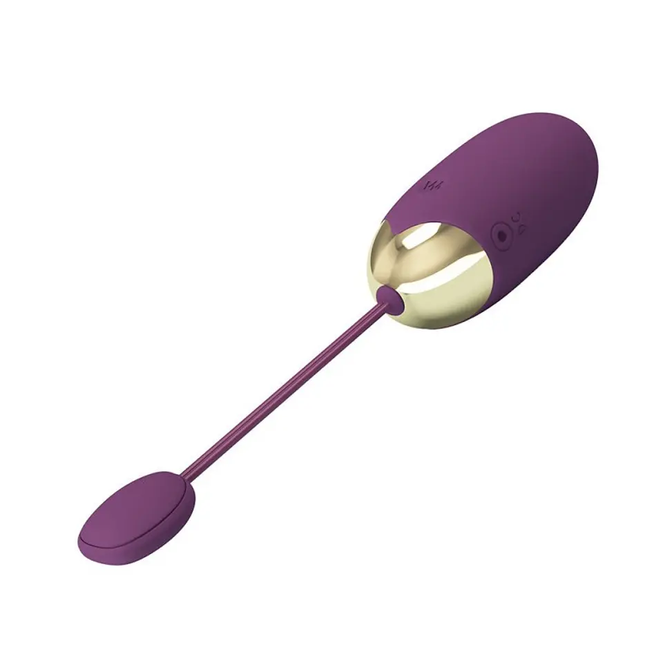 Abner Huevo Vibrador con APP - Morado /  BLUETOOTH 4
