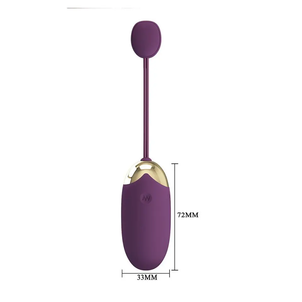Abner Huevo Vibrador con APP - Morado /  BLUETOOTH 5