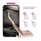 Abner Huevo Vibrador con APP - Morado /  BLUETOOTH - Miniatura 7