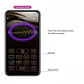 Abner Huevo Vibrador con APP - Morado /  BLUETOOTH - Miniatura 8