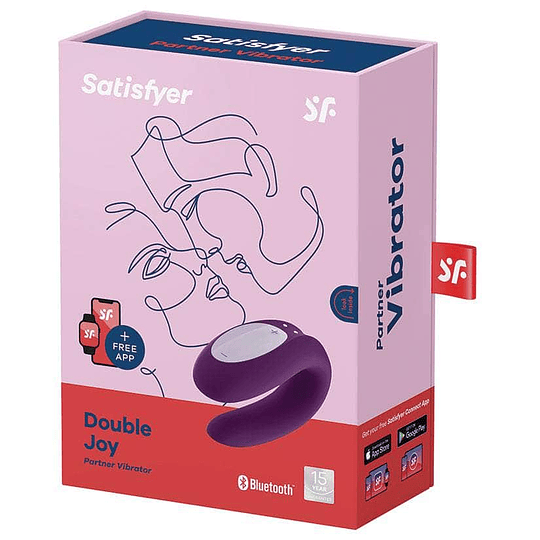 Vibrador Satisfyer Double Joy c/ APP  Bluetooth