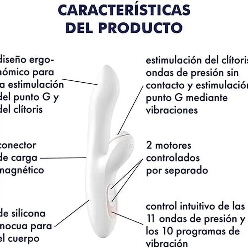 Vibrador / Succionador Satisfyer Pro+ Punto G 5