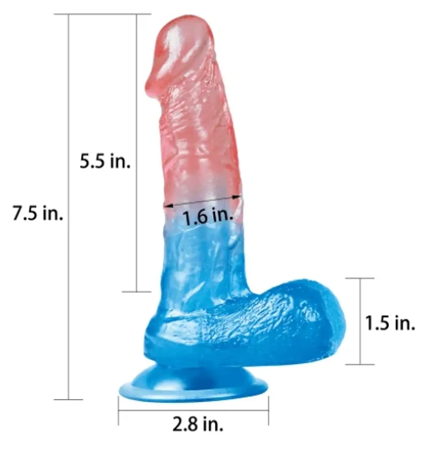 Dildo Dazzle Studs 19cm  2