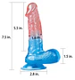 Dildo Dazzle Studs 19cm  - Miniatura 2
