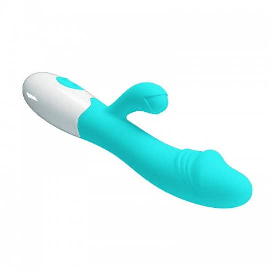 Snappy Vibrador de Doble Estimulación - Turquesa