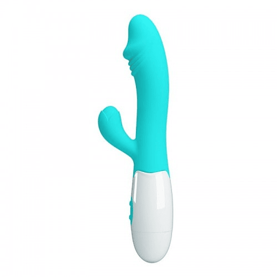 Snappy Vibrador de Doble Estimulación - Turquesa