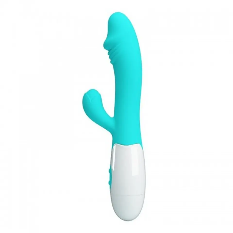 Snappy Vibrador de Doble Estimulación - Turquesa 4