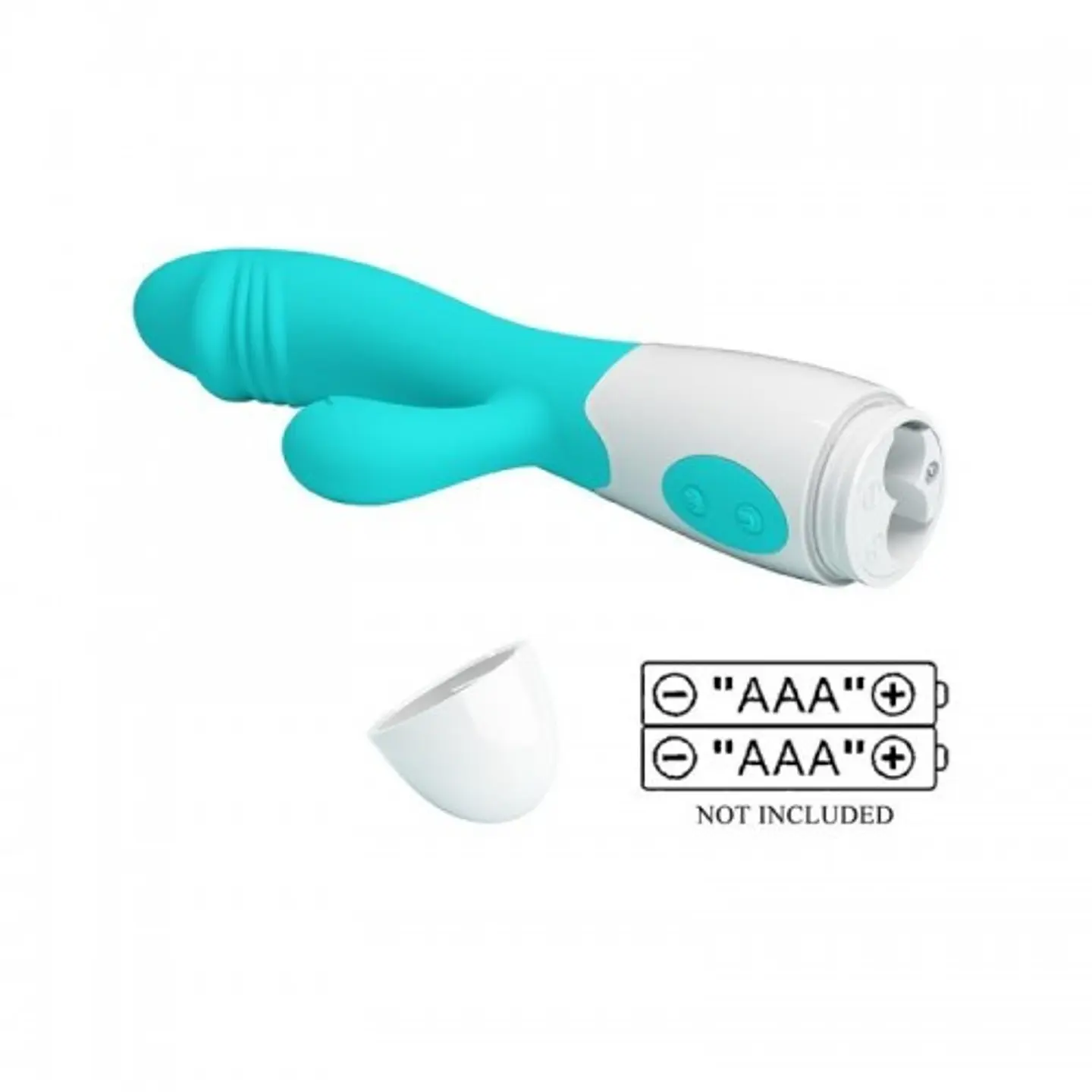 Snappy Vibrador de Doble Estimulación - Turquesa 5
