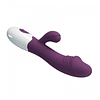 Snappy Vibrador de Doble Estimulación - Burdeo