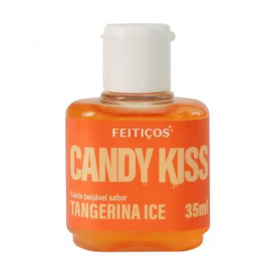 LUBRICANTE COMESTIBLE CANDY KISS - MANDARINA ICE 35ml 2