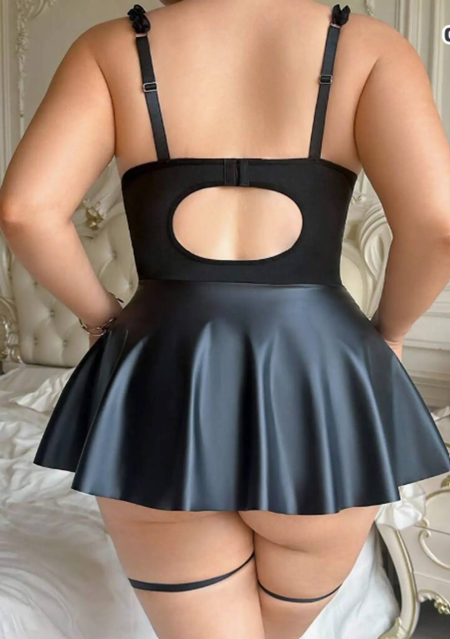 VESTIDO LATEZ EXTRA LINDA CON PORTALIGAS  2