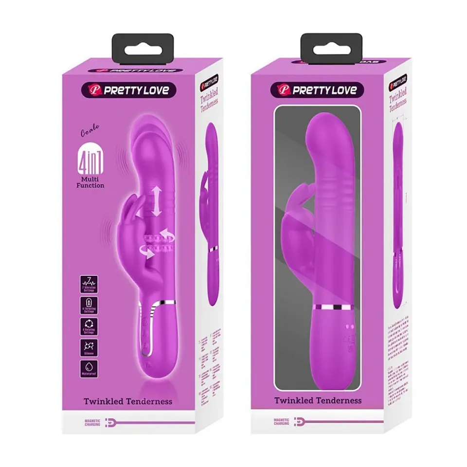 Coale Vibrador Dual 4 en 1 Recargable 1