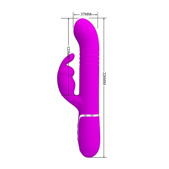 Coale Vibrador Dual 4 en 1 Recargable