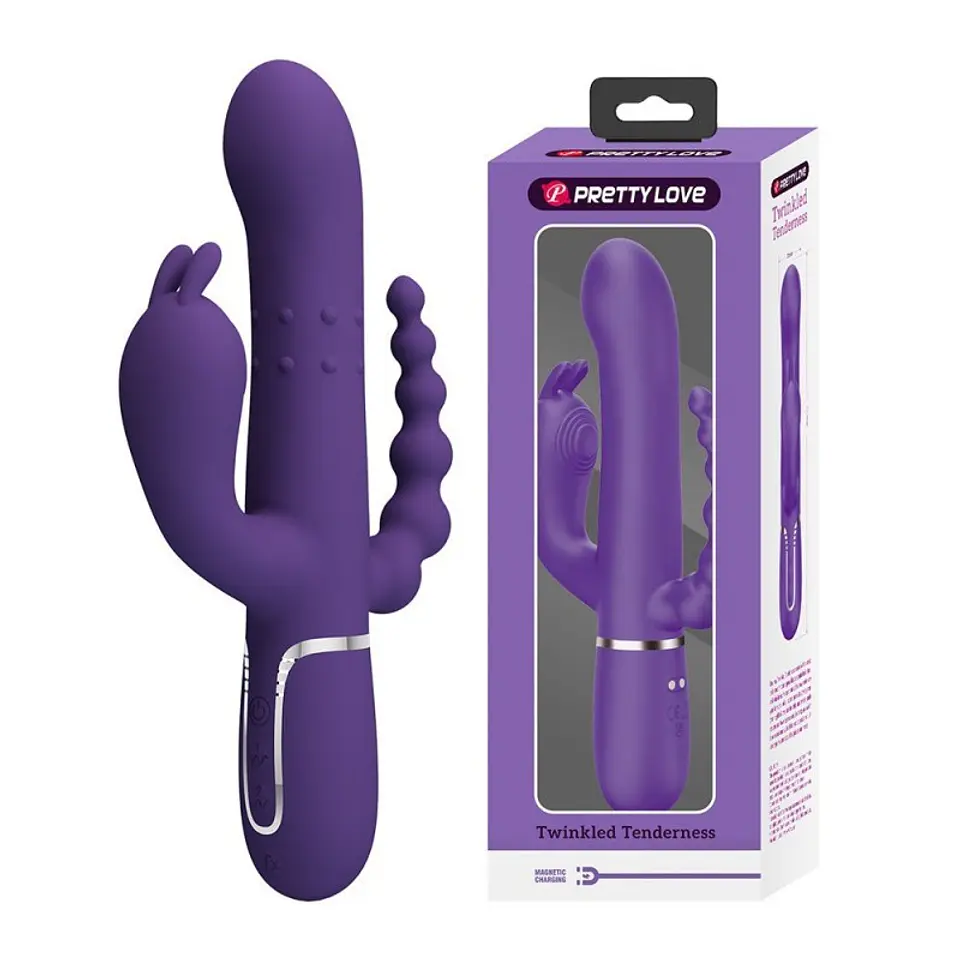 Cammy Vibrador Triple 4 en 1 Recargable 1