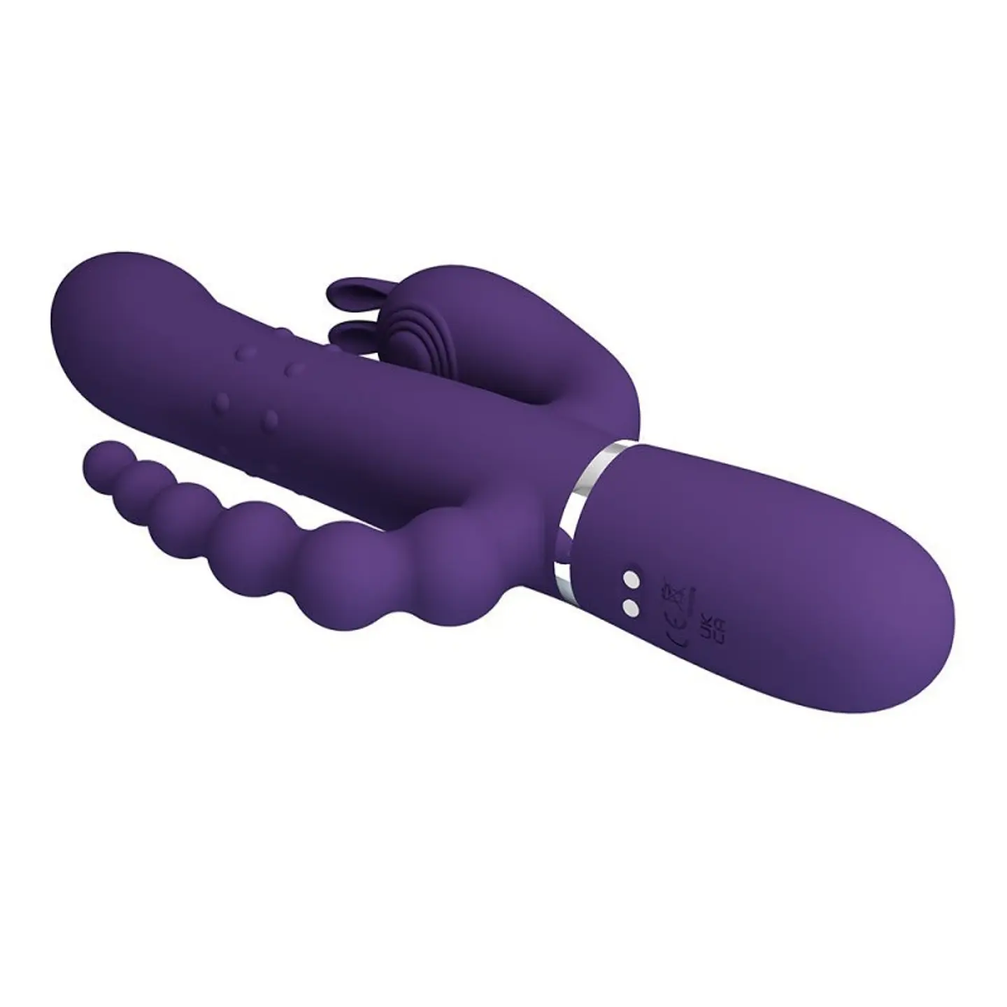 Cammy Vibrador Triple 4 en 1 Recargable 2