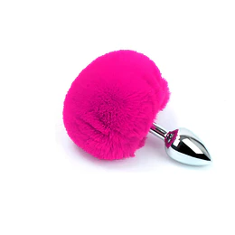Plug Anal Colita De Conejo Fuccia 