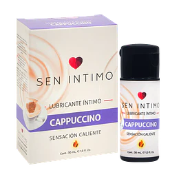 Lubricante Efecto calor - Sabor Capuchino Sen Intimo 30ml
