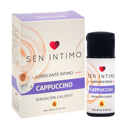 Lubricante Efecto calor - Sabor Capuchino Sen Intimo 30ml