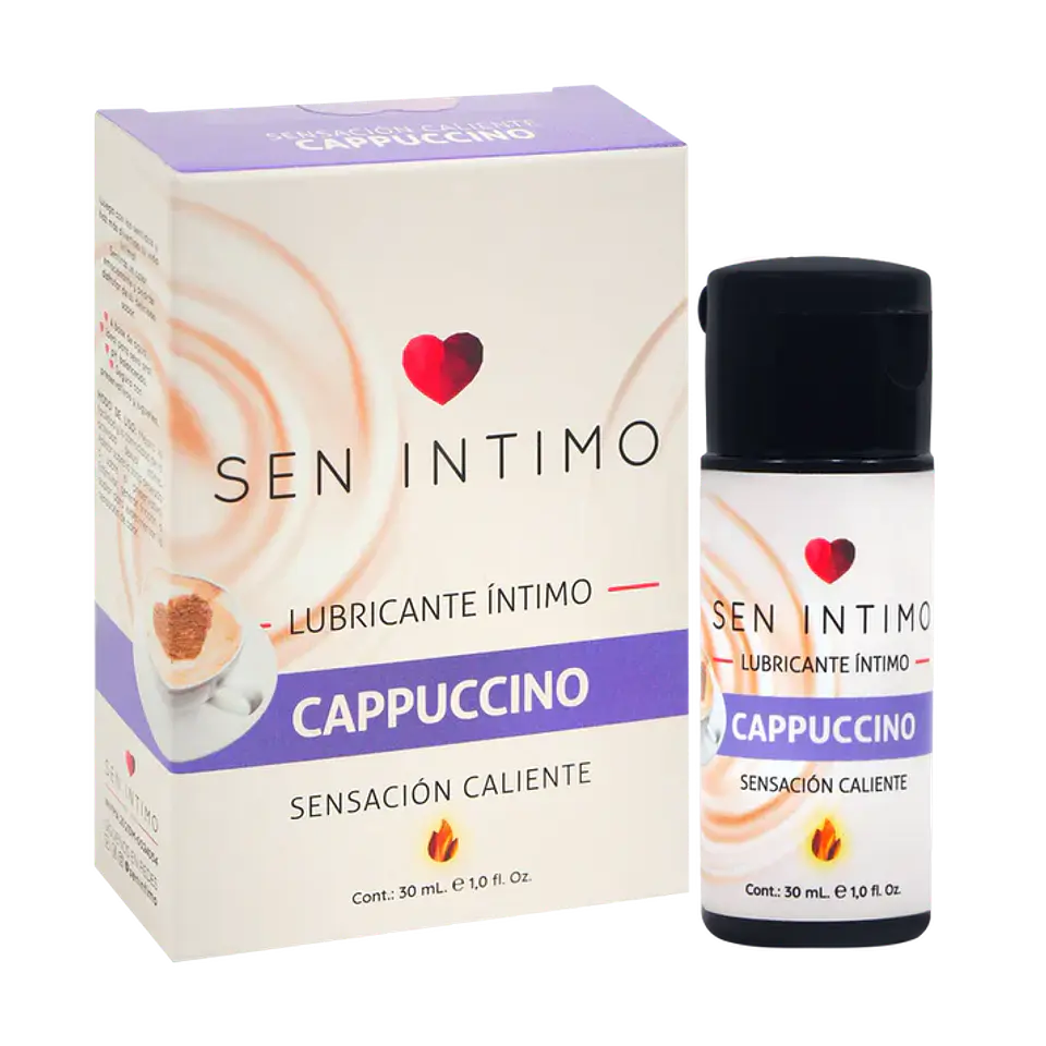 Lubricante Efecto calor - Sabor Capuchino Sen Intimo 30ml 1