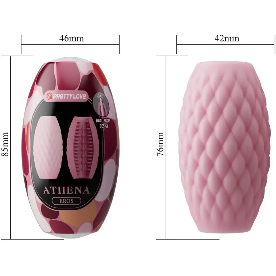 Huevo Masturbador Athena Eros Rosa 3