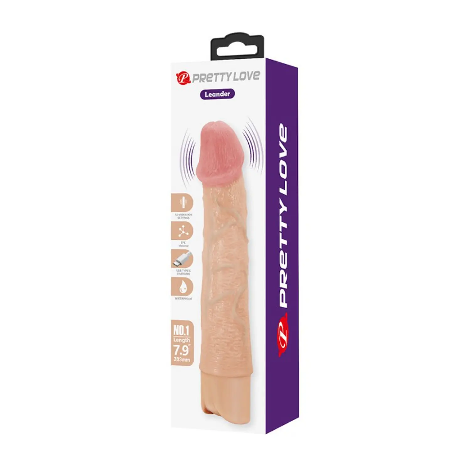 VIBRADOR USB PRETTY LOVE - LEANDER  4