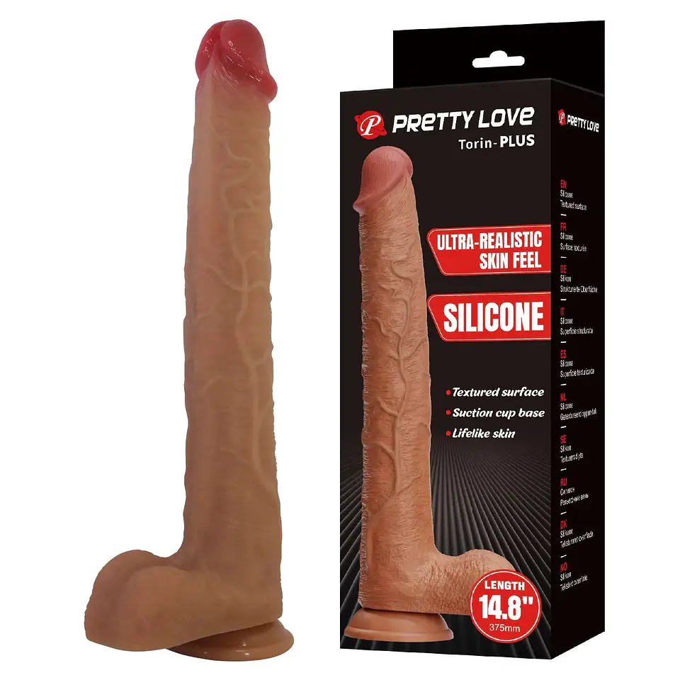 DILDO SUPER LARGO – TORIN PLUS 37.5 CM  1