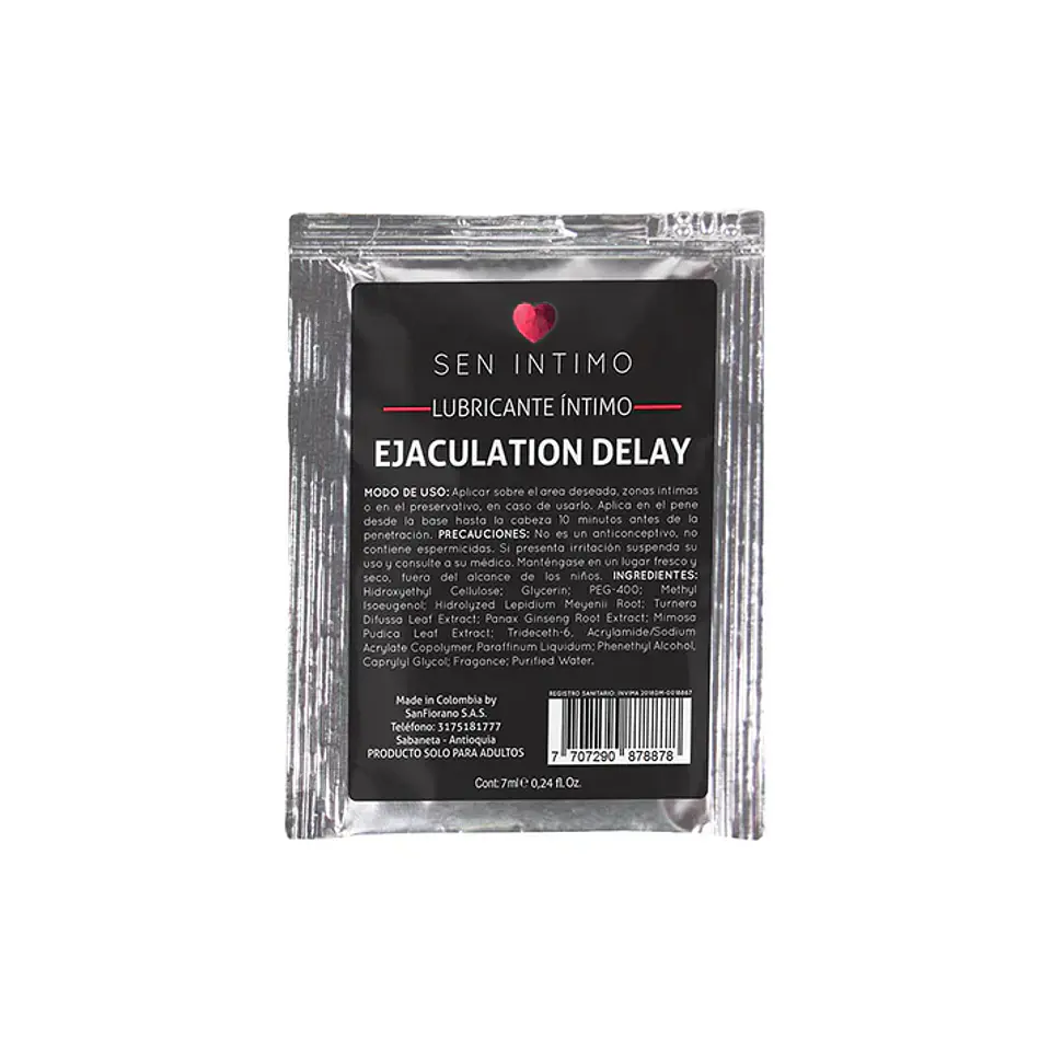 Sachet Retardante Sen intimo – Prolonga tu actividad 1