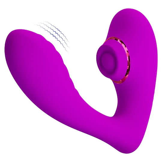 VIBRADOR DOBLE PRETTY USB LOVE 