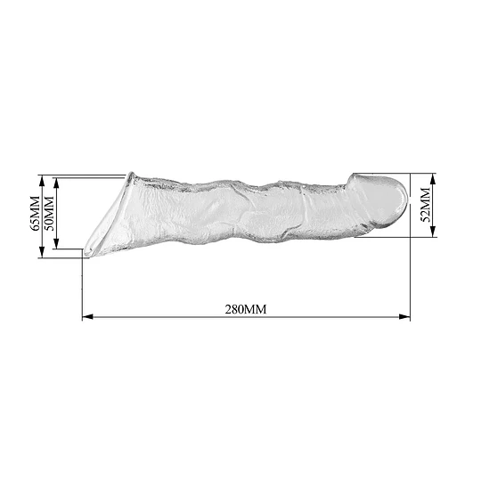FUNDA TRANSPARENTE AJUSTABLE CON INSERTOS- PRETTY LOVE