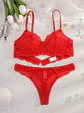 Conjunto Lenceria Rojo - Miniatura 1