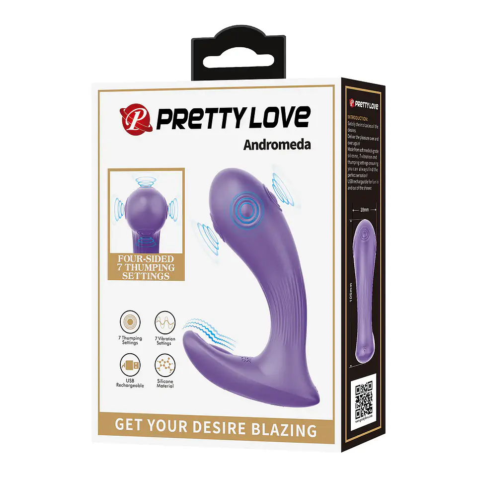 Vibrador Doble Estimulación ANDROMEDA  1