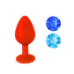Plug anal con joya Silicona Talla S - Miniatura 3