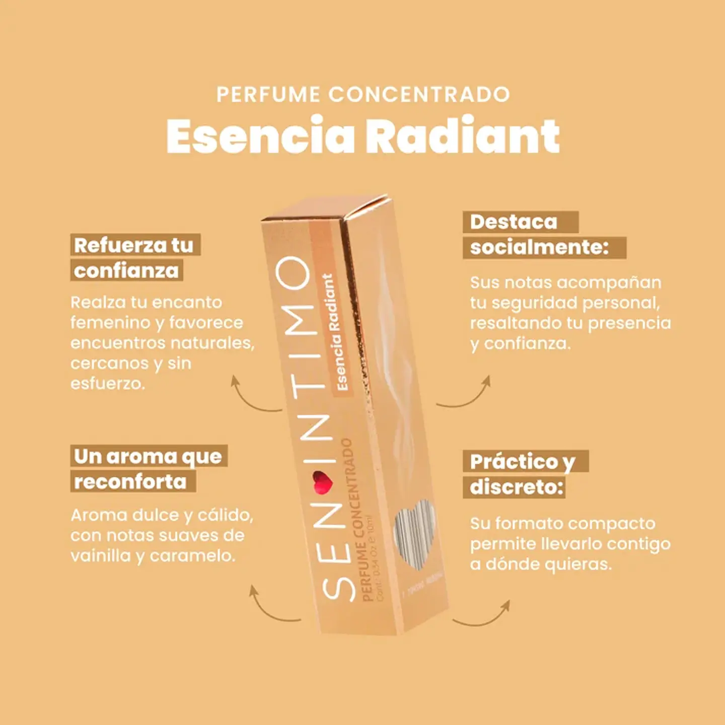 Perfume (Roll-on) concentrado con Feromonas - Radiant 3
