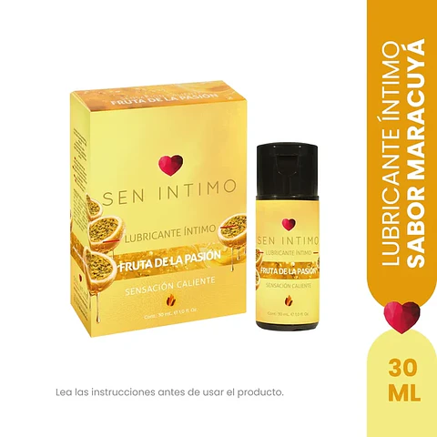 Lubricante Sabor Maracuyá - Sen Intimo 30ml