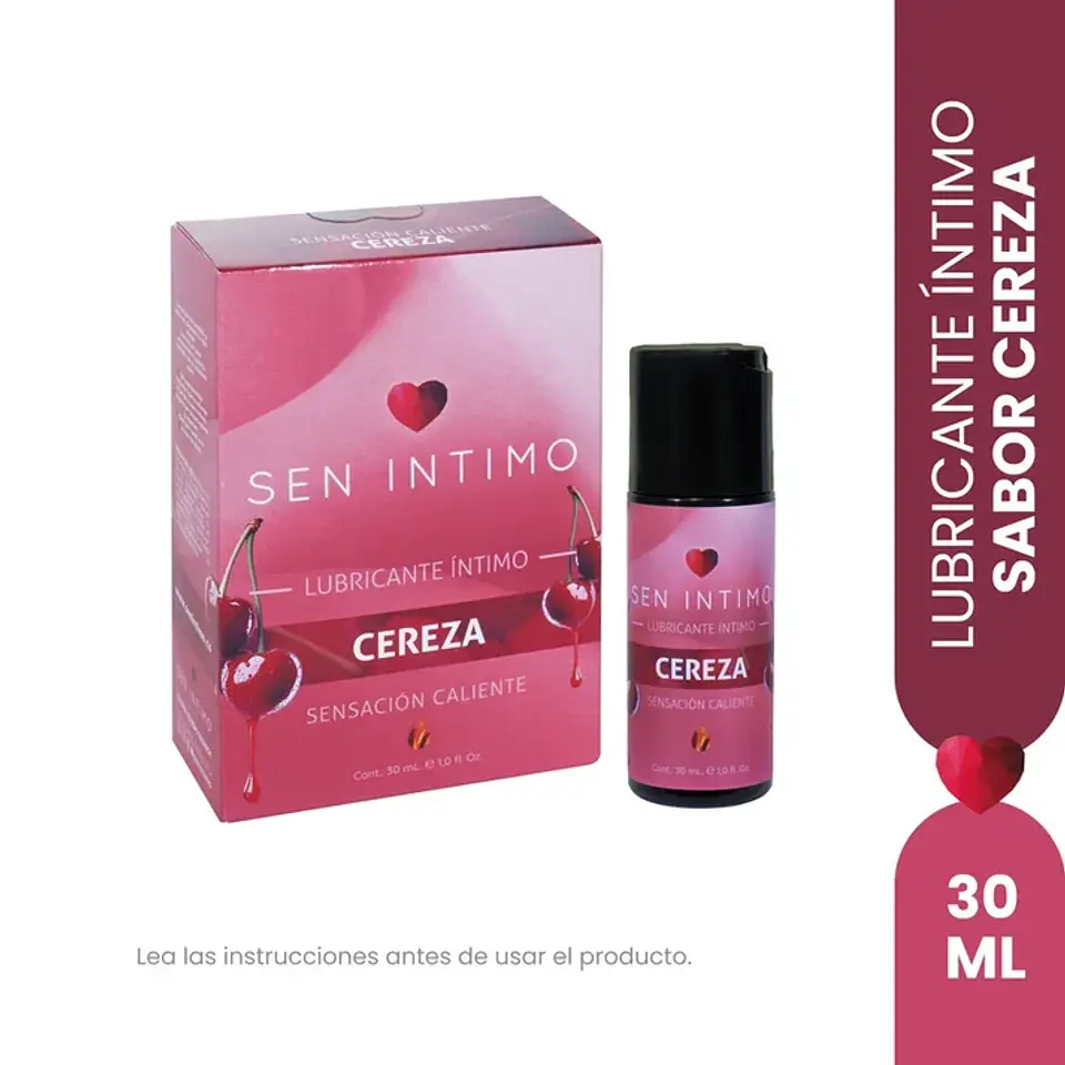 Lubricante Sabor Cereza - Sen Intimo 30ml 1