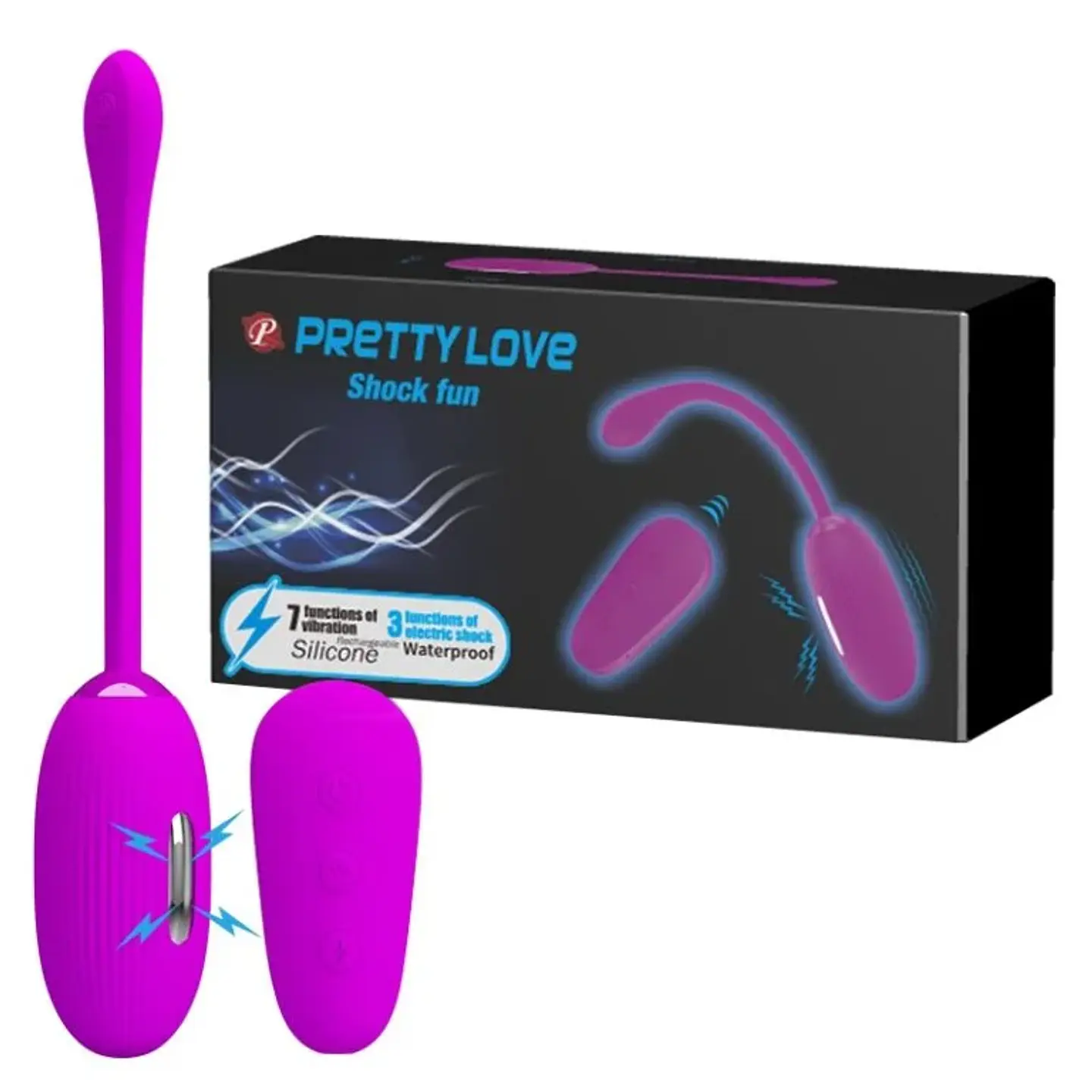 Huevo vibrador a control Shock Fun 1