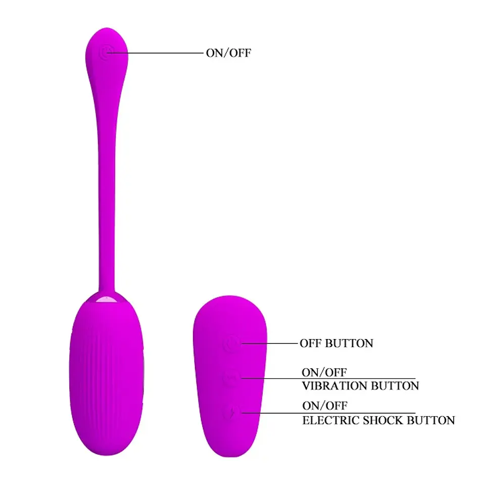 Huevo vibrador a control Shock Fun 4