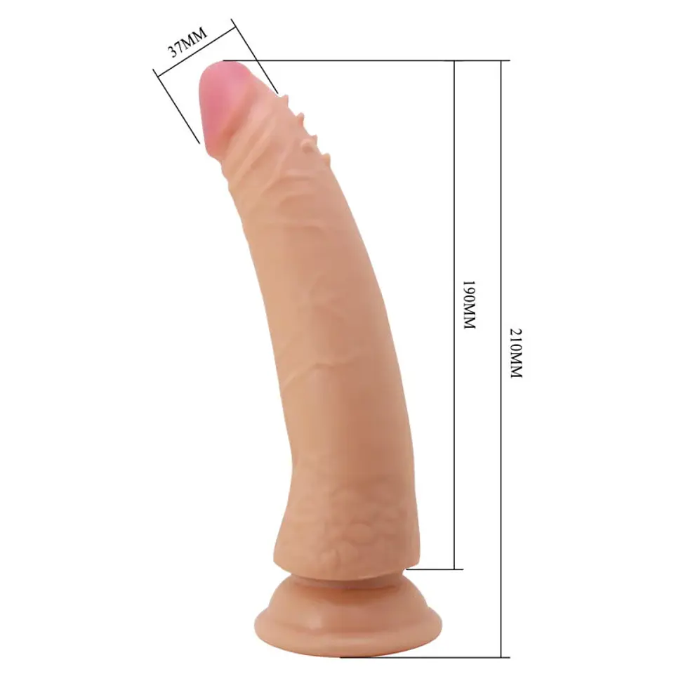 Dildo articulado masturbable doble capa 21cm 2