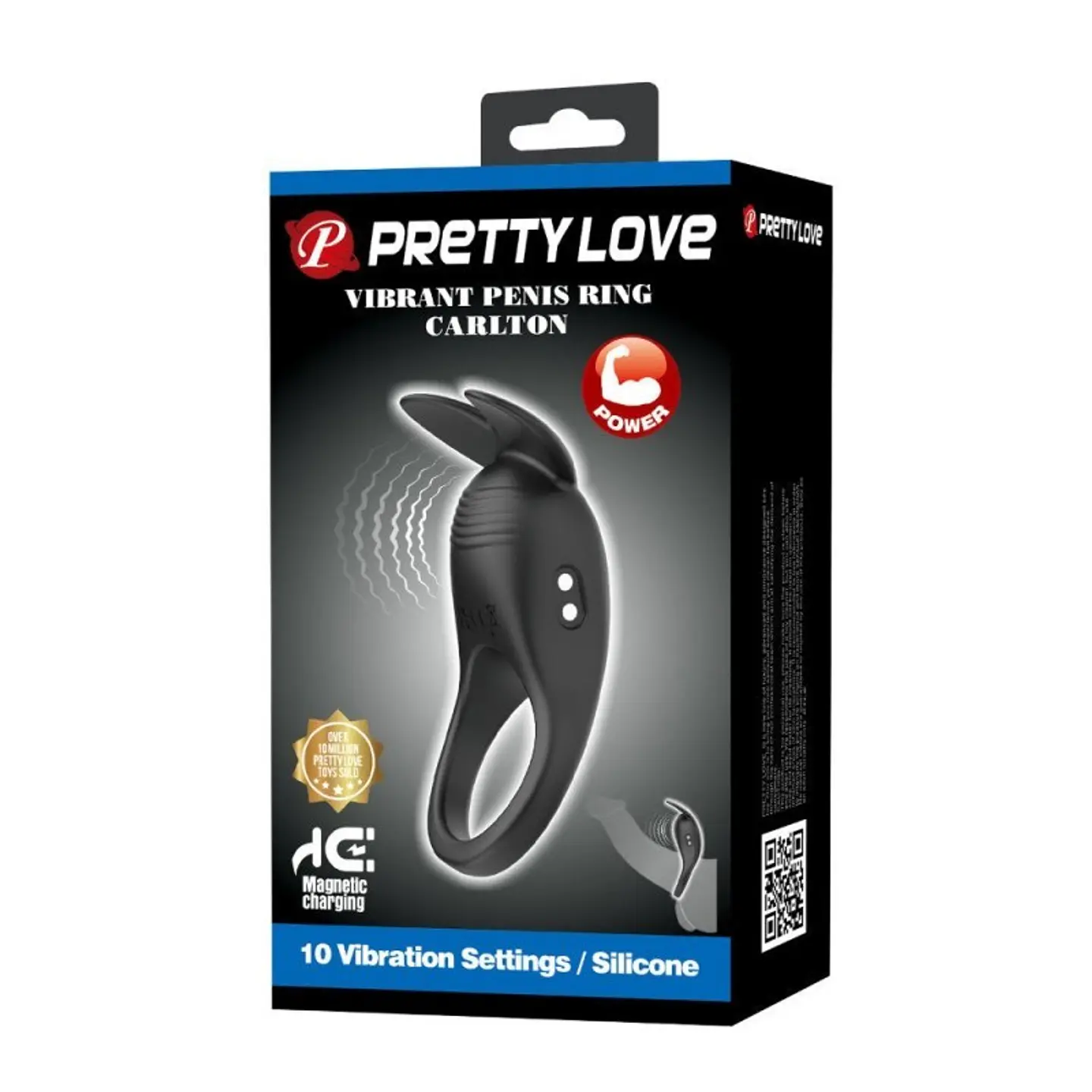 Anillo vibrador PRETTY LOVE Carlton USB 3