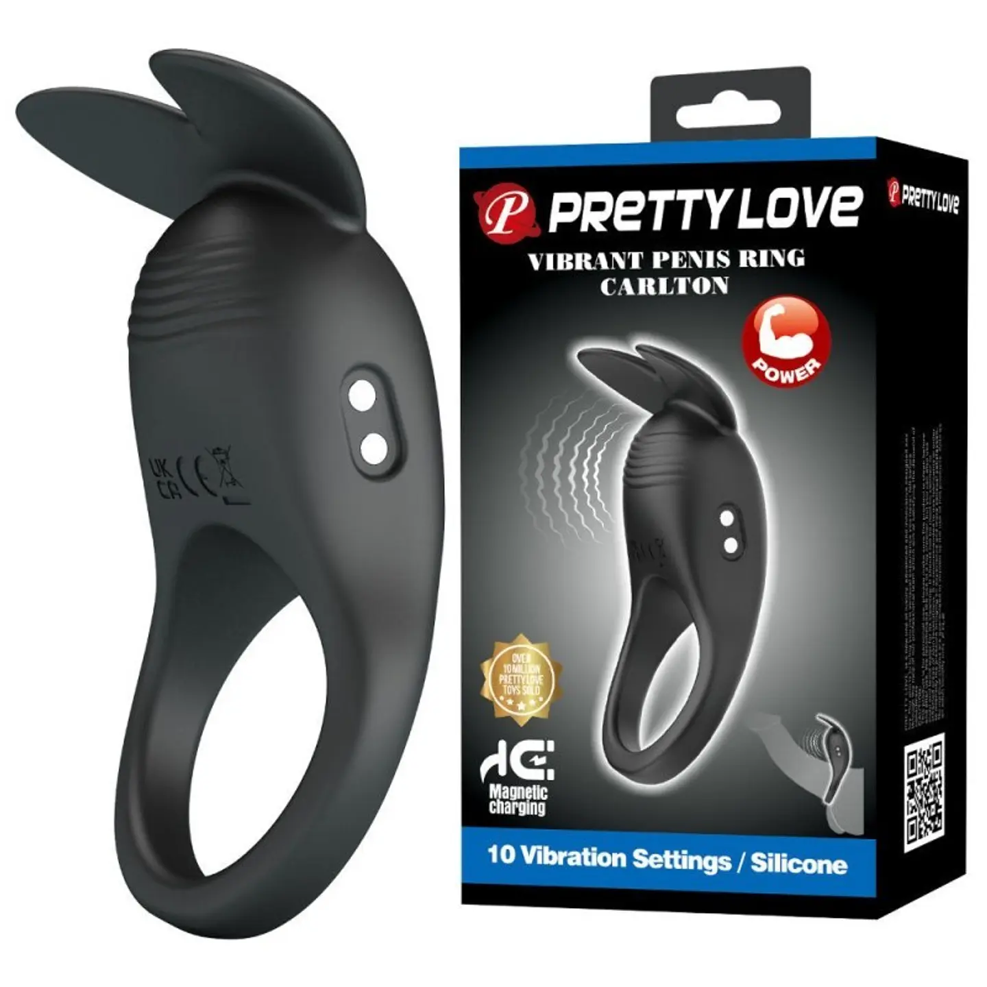Anillo vibrador PRETTY LOVE Carlton USB 1