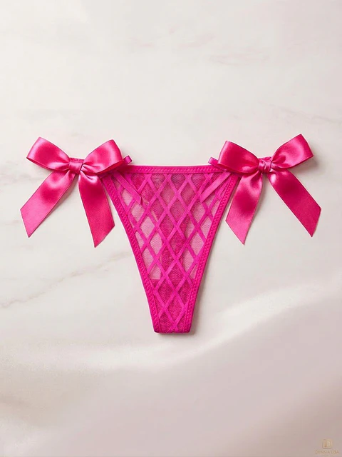 COLALES CON LAZOS FUCSIA