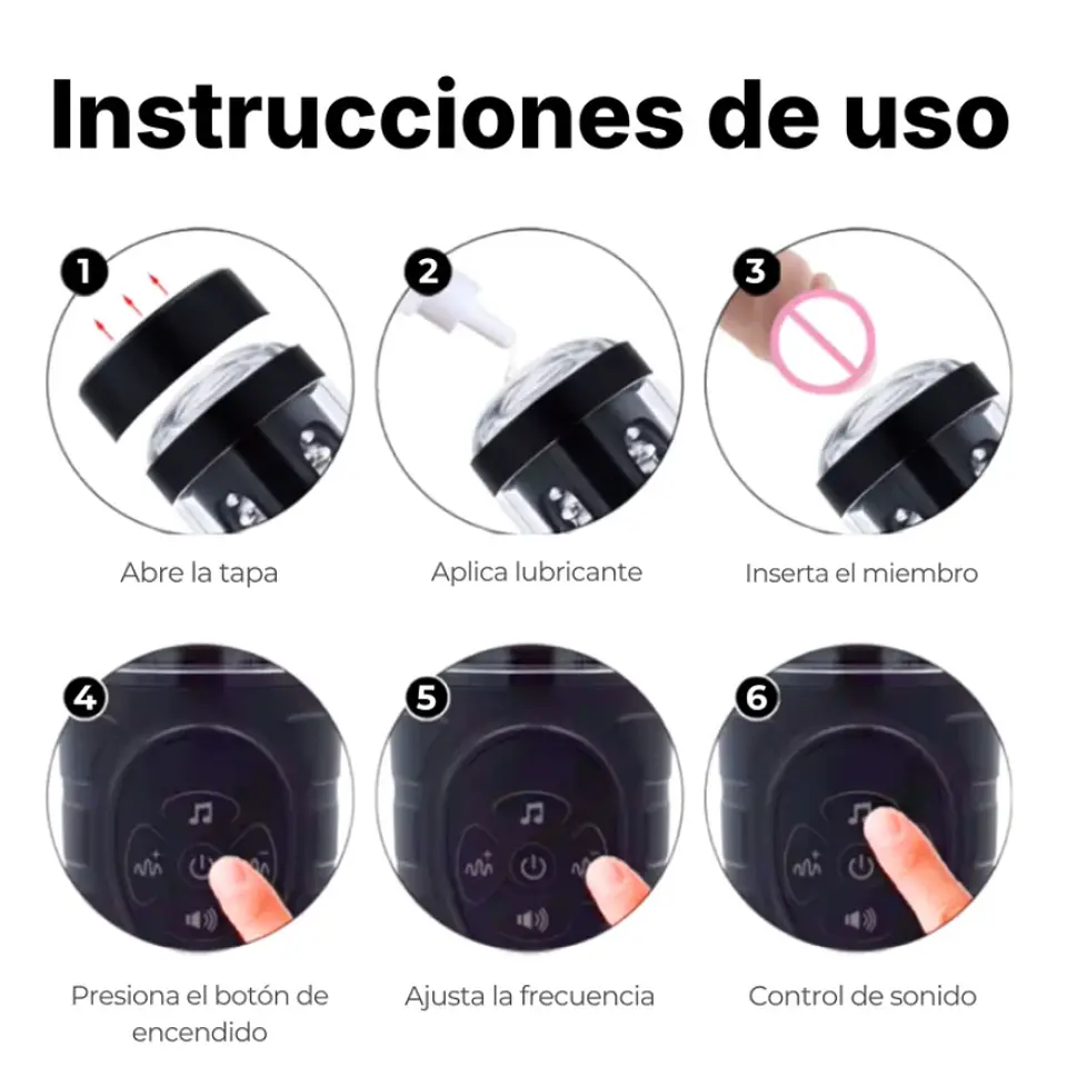 Masturbador Automático Giratorio Andromeda 4