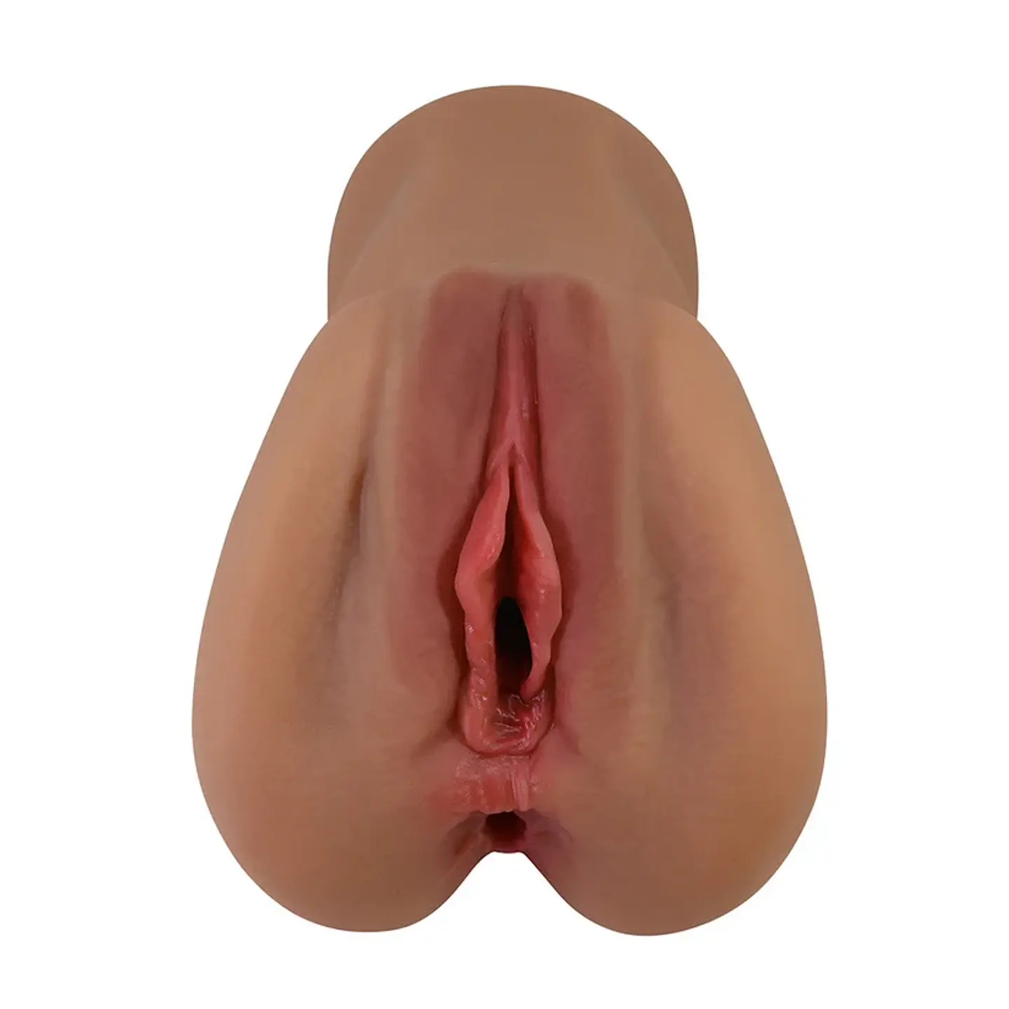 Caroline Masturbador Realista Vagina y Ano - Chocolate 4