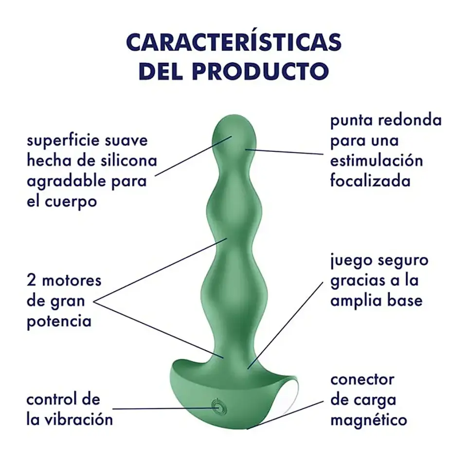 Vibrador Anal Satisfyer Lolli Plug 2 3