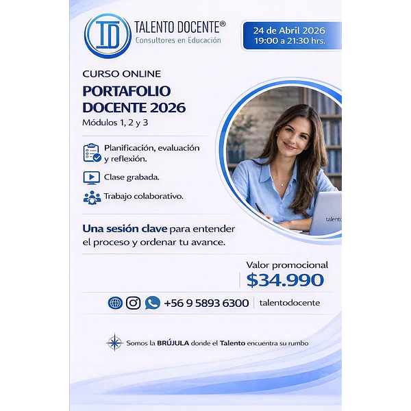 📘 Curso Online Portafolio Docente 2026
